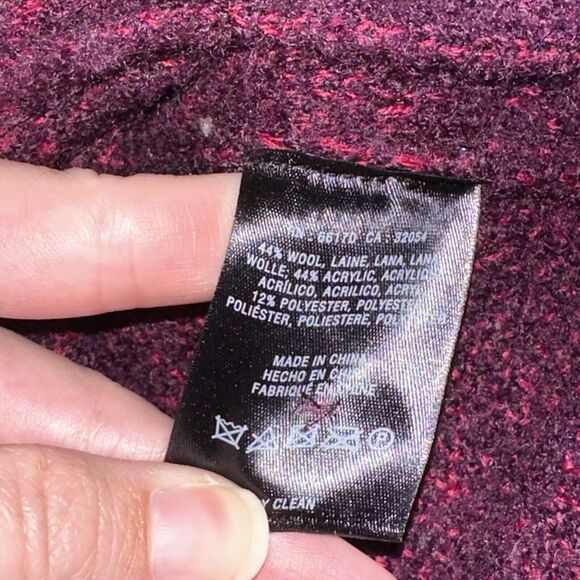 Anthropologie Angel Of The North Women’s Cowl Neck Sweater Wool Blend Purple XS - Picture 6 of 6